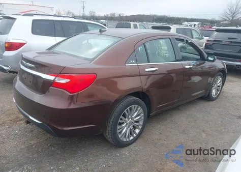 2012 Chrysler 200 Limited z USA, uszkodzony, nr VIN 1C3CCBCG7CN206484